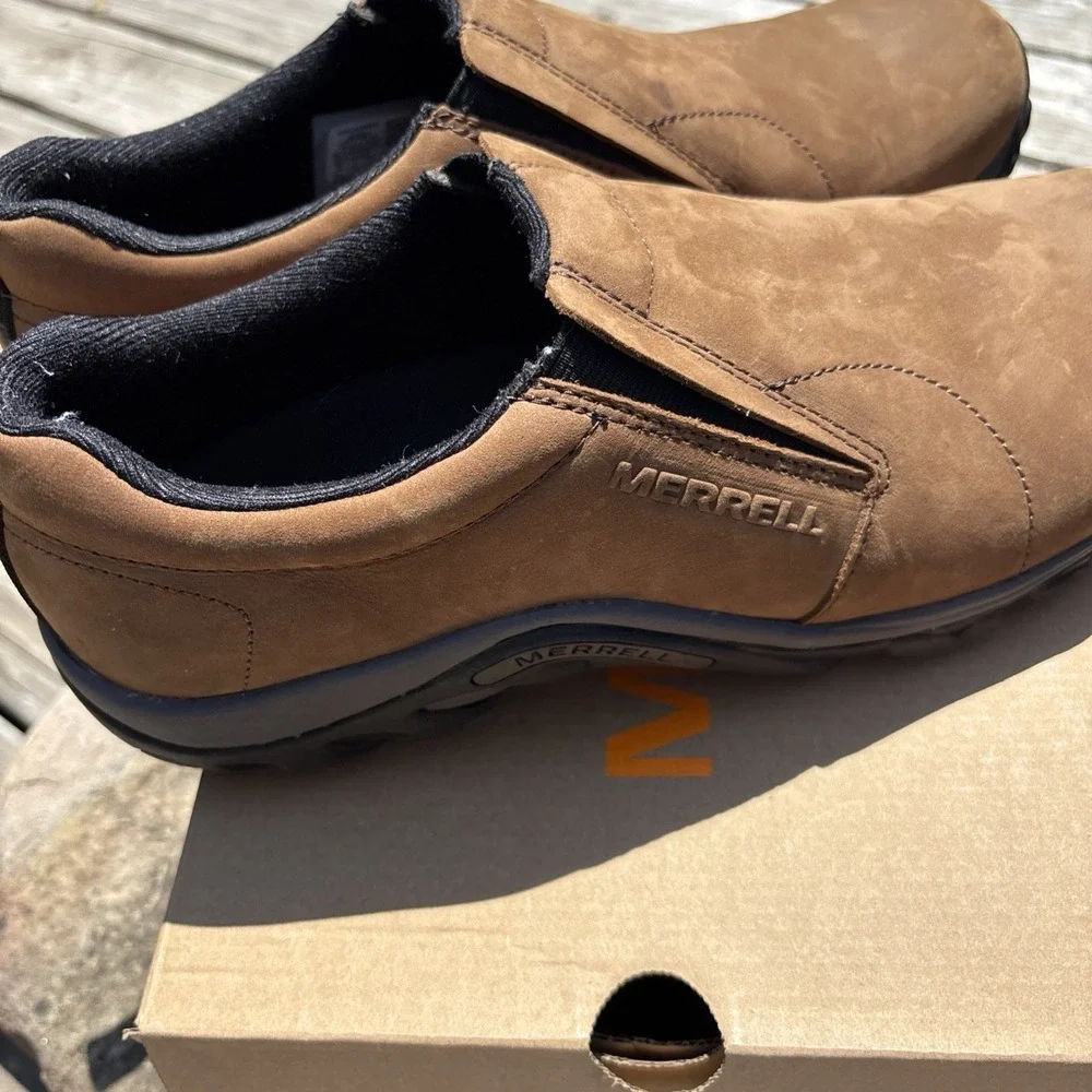 Merrell Men's Jungle Moc Nubuck Waterproof Slip-On Size 10.5 New In box